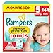Pampers Premium Protection Pants Größe 5, 144 Windeln, 11kg-17kg, Mit 360° Passform und 2x breiteren Bündchen als vorher für unseren besten Komfort & Schutz