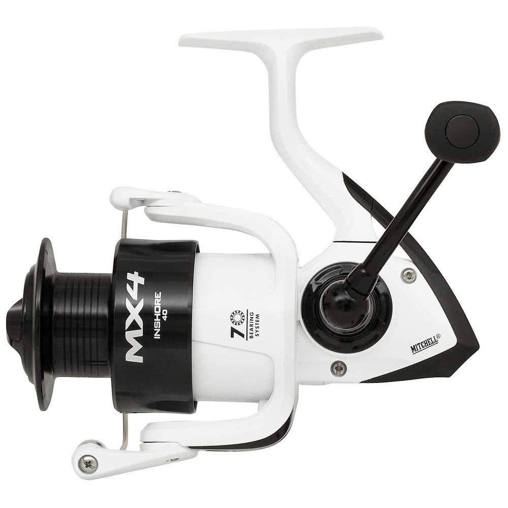 Mitchell MX4 Inshore Spinning Reel - Carrete de Pesca de Agua Salada para Pesca de mar, bajo, abadejo, salmonete, Prisionero
