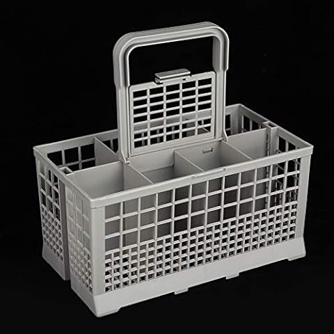 Yencoly Universal Cutlery Basket, ABS Universal Cutlery Basket, Multipurpose with 8 compartments for Multipurpose Dishwashers Cover