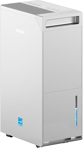 Deshumidificador con certificado Energy Star para 5000 sq. ft., máx. 12.5 gal, estándar 8.75 gal, con manguera de drenaje, con control inteligente,