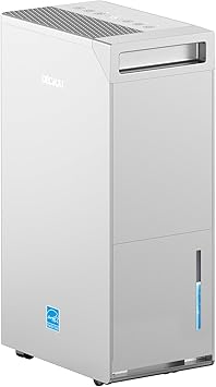 5000 Sq.Ft Energy Star Most Efficient 2024 Dehumidifier,DECIUU Max 100 Pint (Standard 70 Pint) Dehumidifier for Basement with Drain Hose,Intelligent Humidity Control for Home Bathroom Garage Bedroom