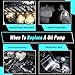 M526 Timing Chain Oil Pump Cover Compatible with Hyundai Accent 2012-2019 Elantra 2017-2020 Sonata Tucson Veloster Kia Forte Optima Rio Soul 1.6L 21350-2B702