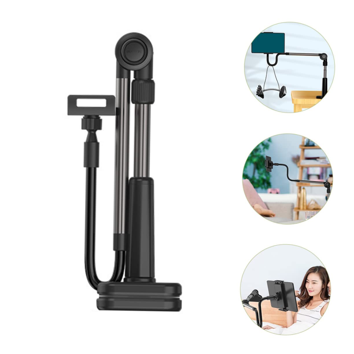 Soporte para Teléfono Móvil Brazo Flexible Montaje Superior para Grabaciones De Video y Streaming Compatible Smartphones y Tablets