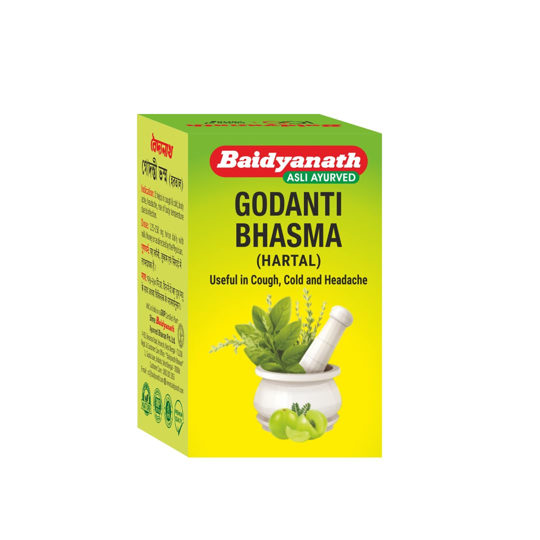 Baidyanath Godanti Bhasma | Ayurvedic Herbal Powder for Headache, Fever, Cough & Wellness | 10g-image-12