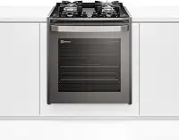 Electrolux Fogão de Embutir 4 bocas Electrolux Cinza Experience Mesa de Vidro, Grill e PerfectCook360 (FE4EG) 127V