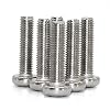50 pc M4-0.7x30 mm Pan Head Phillips Machine Screws,18-8 Stainless Steel by Fullerkreg