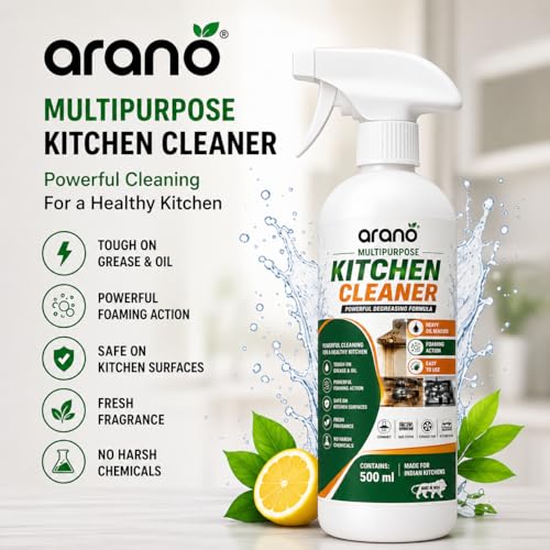 Image of 500ML Oil & Grease Stain Remover For Chimney BBQ | Deep Cleaning Kitchen Spray | Heavy-Duty Oil & Grease Remover | Stove, Chimney & Exhaust Fan (Spray)