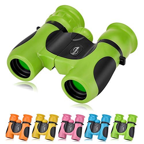 Kissarex Adults Compact Travel Binoculars: 8x21 Mini Small Size Lightweight Best Outdoor Theatre Tactical Hiking Kids Concert Sports Camping Low-Light Night Vision Waterproof