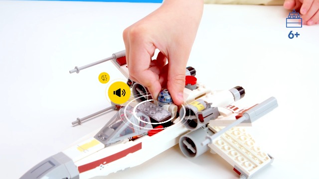 Amazon.com: LEGO Star Wars SMART Play: Luke's Red Five X-Wing