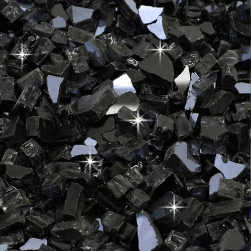 Fire Pit Glass Rocks for Propane Fire Pit, 1/2 Inch