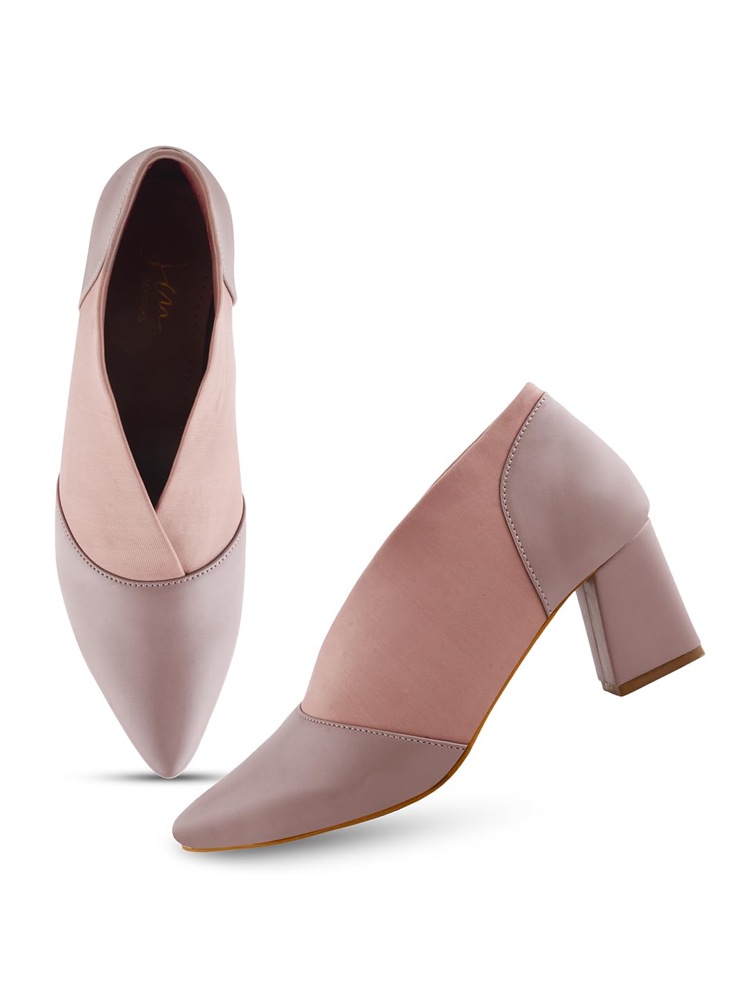 JM LOOKS Women’s fashion Trendy Pointed Toe Heel Sandals Chic & Comfortable for Women & Girls (peach) (B0DB86M8GF) Amazon Price History, Amazon Price Tracker