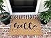 TAR HEEL MARKETPLACE New Natural Coir Non Slip Hello Floor Entrance Door Mat (18