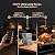 TASTYTI Wireless Meat Thermometer Digital with 4 Probes - 800FT Bluetooth Food Cooking Thermometer, Dual Sensors with NIST Certified Accuracy, Standalone Base for Kitchen Grill BBQ Oven Smoker