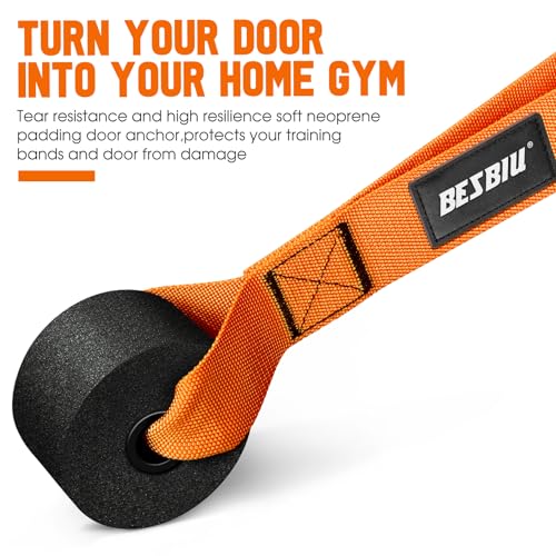 Image of Heavy Resistance Bands for Working Out, 300lbs /360lb /420lb Exercise Bands Workout Bands with Handles, Door Anchor, Ankle Straps, Home Gym Workout Equipment for Men Fitness Strength Training Stretching