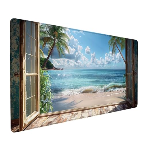 Tapis de souris antiderapant XXL bleu pour resoudre la glisse