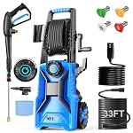 5000PSI Electric Pressure Washer, Adjustable Pressure Power Washer
