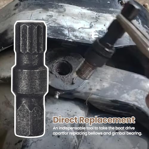Image of Creative.C 2 Pcs Hinge Pin Tool Compatible with Mercruiser Alpha 1 Gen 1 2 Bravo I II III Outdrive Sterndrive 91-78310 & 18-9861