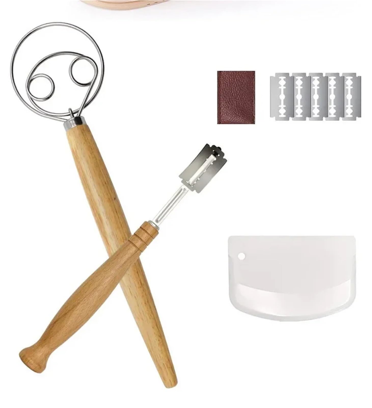 Panier de fermentation pour pain, lot de 2, 23 cm et 25 cm, rond, panier de Panier de fermentation pour pain, lot de 2, 23 cm et 25 cm, rond, panier de