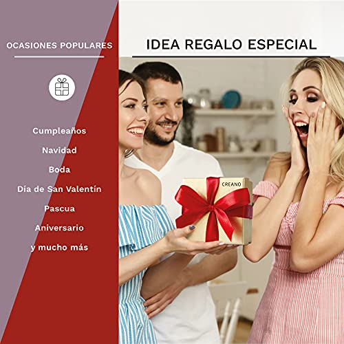 Creano 6 Flores de Té - Té en Caja Elegante y Magnética con Relieve de Plata - Té Blanco, Negro - Imagen 6
