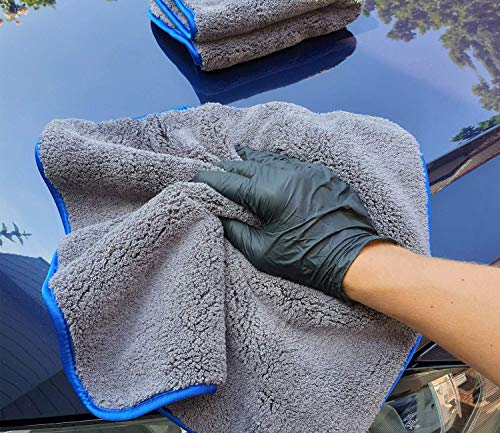 O'CLIN - Panno in microfibra per auto, XXL, con