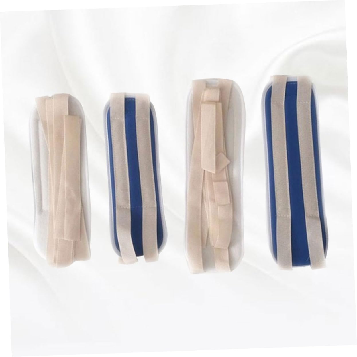 TOVINANNA 4 Pcs Medical Constraints Wrist Band Hospital Holders Feet Straps Leg Holder Band Leg Constraints Arm Slings Hands Arm Constraints Band Blue