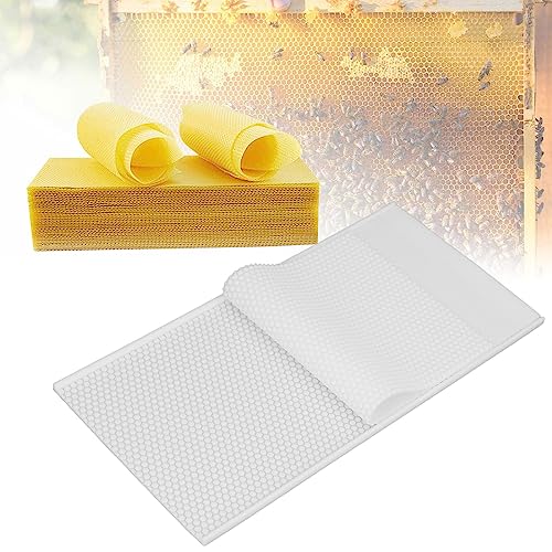 Beeswax Foundation Press Mold, Raised Pattern Silicone Beeswax Sheet Mold 5.4mm Reusable Soft 2Pcs Labor Saving for Bee Keeping - Image 4