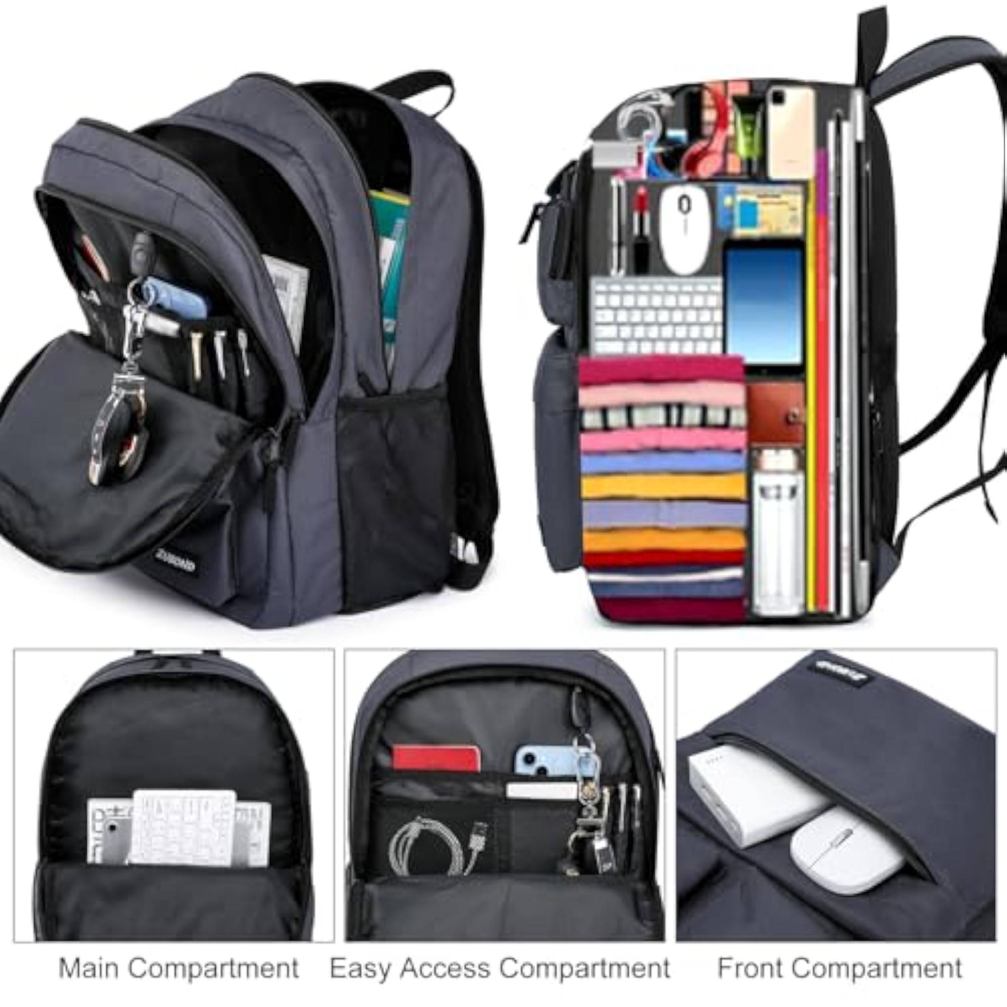 G38 Laptop Backpack, Versatile Travel Bag