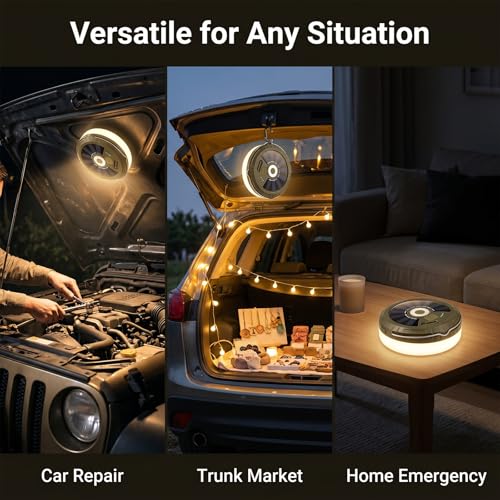 Guirnalda de luces de camping portátil: iluminación LED recargable exterior 7
