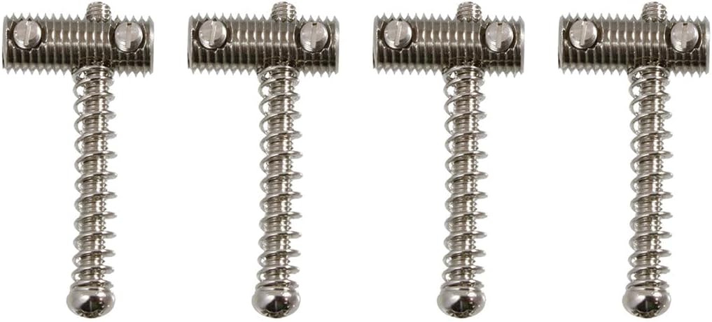 Bass Bridge Barrel Saddles, Vintage Style, Set of 4