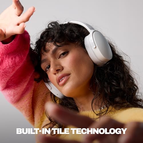 Image of Skullcandy Hesh Evo Wireless Over-Ear Bluetooth Headphones with Extra USB-C Charging Cable, Noise Isolating, 36 Hours Battery, Foldable Lightweight Design, Microphone for iPhone Android - Bone