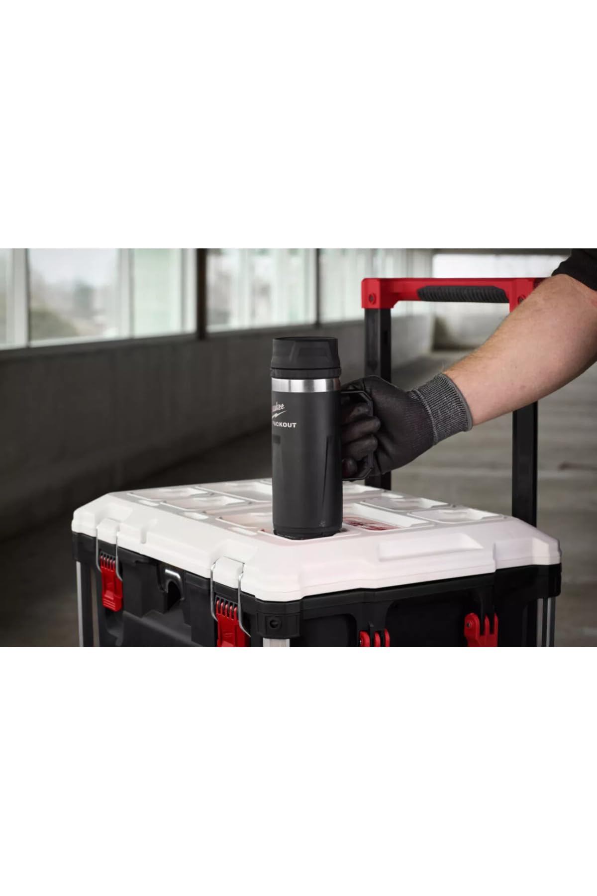 Milwaukee Packout 4932493472 Trinkbecher, 532 ml, Schwarz