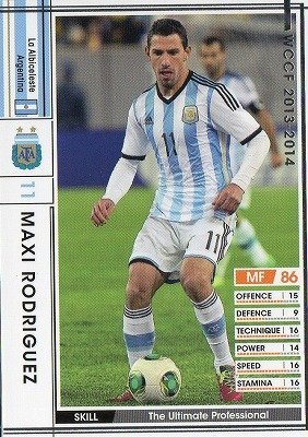 Amazon.co.jp: WCCF/13-14/283/アルゼンチン代表/マキシ