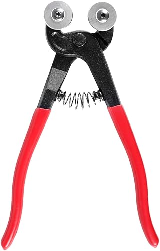 Alicates de azulejos de vidrio, pinzas de mosaico de vidrio con ruedas de 8 pulgadas y pinza de cerámica Hd, alicates portátiles para cortar