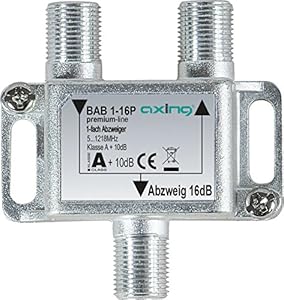 Axing BAB 1-16P 1-fach Abzweiger 16dB