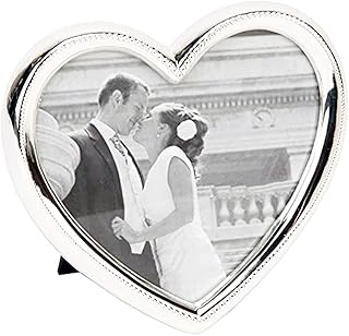 Haysom Interiors Contemporary Silver Plated Heart Shaped Photo Frame Hol...