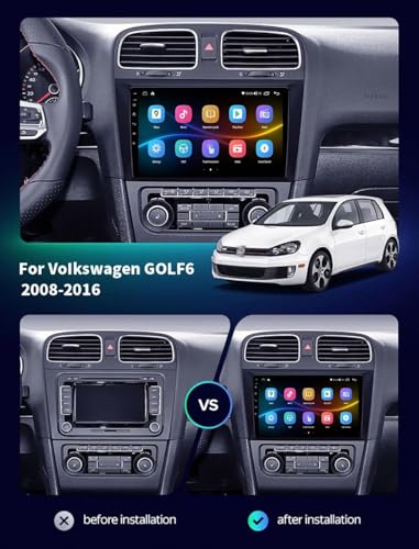 Navegador GPS de coche para VW Golf 6: viaja conectado con Mirror Link y Bluetooth 2