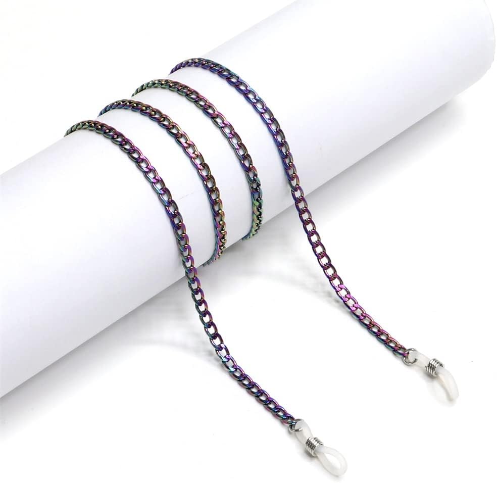 Colorful Eyeglass Chain Bead Clip is Not Easy to Fade Fashion Anti-Loss
