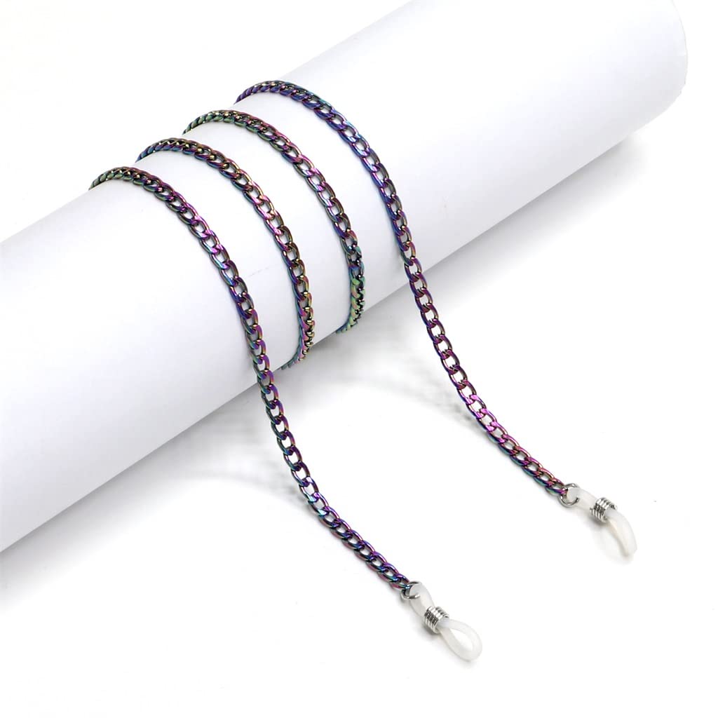 Bunte Brillenkette, Perlenkette, Clip-Perlenkette ist Nicht leicht zu verblassen. Mode-Brillenkette, Anti-Verlust