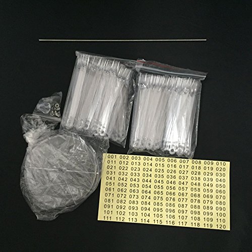 Miniatura 8 de Yimart Soporte de exhibición de 120 barras de uñas postizas en espiral, herramientas de práctica para uñas Solon, esmalte y gel (transparente)