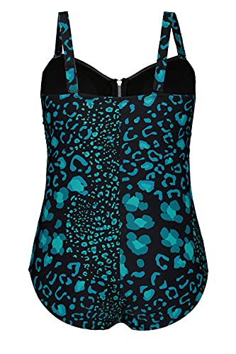 Ulla-Popken-Damen-grosse-Groessen-Uebergroessen-Plus-Size-Badeanzug-Leomuster-Reissverschluss-Softcups-791854