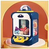 macchina acchiappa premi  Macchina Acchiappa Peluche , Con 20 Mini Peluche E 10 Gashapon Candy Grabber Machine Giocattolo Elettrico Artiglio Giocattolo Grabber , Regali Di Compleanno Per Bambini ,Blue