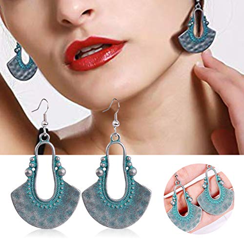 JENPECH Brincos pendentes de orelha de orelha de orelha | 1 par de brincos vintage com pingente de g
