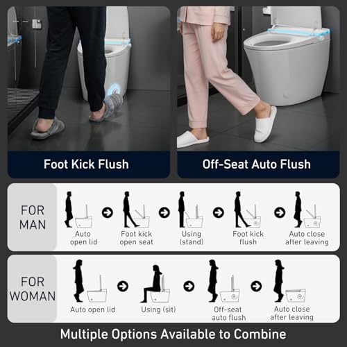 Image of Smart Bidet Toilet, Foam Shield,Foam Shield, Deodorization, 1.2GPF