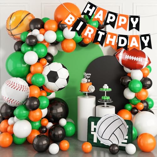Image of Rozi Decoration Sports Theme Birthday Decoration Items Set of 46 Pcs | Items for Boys | Football Decoration | Soccer