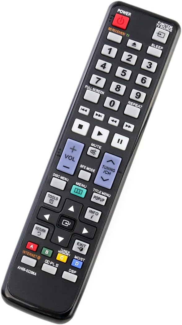 VINABTY Replaced Remote Fit for AH59-02298A Samsung 5.1CH Blu-ray Home Theater System 2010 HT-C5500 HT-C5500/XEE HT-C5500/XAC 4 51CnUE9hciL. AC SL1090