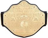 Big Gold 2mm Championship Title Belt Replica, World Heavyweight Wrestling Belt Adult Size for Men, Women