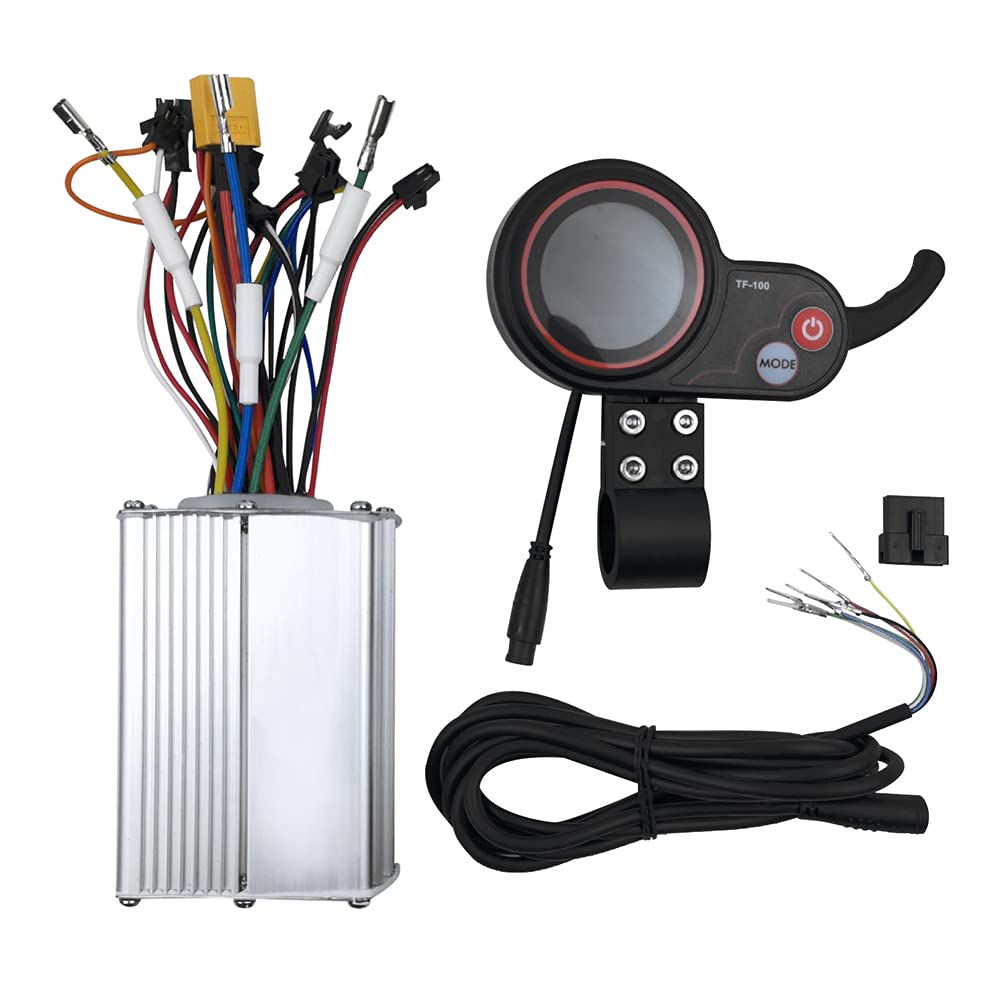 F FABOBJECTS® Electric Scooter Aluminum Alloy Motor Brushless Controller with Waterproof LCD Display Control Panel 48V 20A-image-37