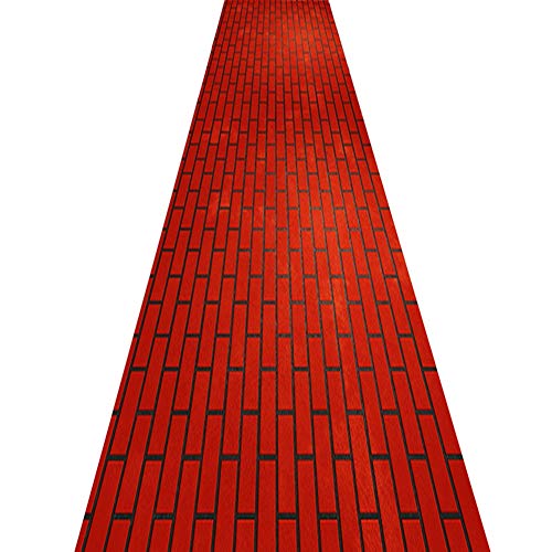 Tapis de passage haut de gamme en polyester brique 3D moderne résistant et ajustable - 2