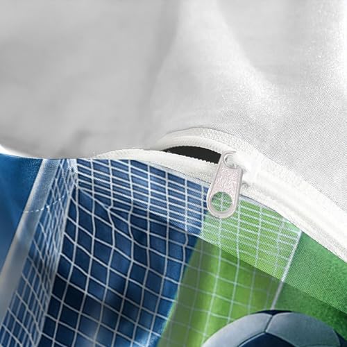 Housse couette football microfibre 3D haute densité - 8