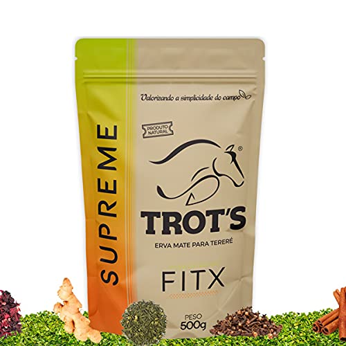 Kit 5x Erva Mate Tereré Trot's Premium 500g Supreme Fitx